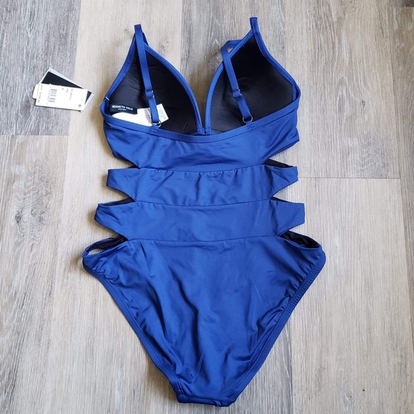 NWT Kenneth Cole Side CutOut One Piece Swimsuit - Picture 4 of 12